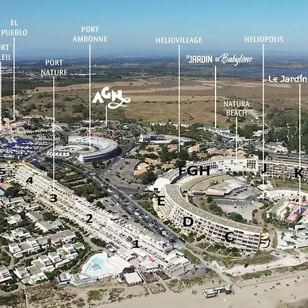 Coloniale - Port Nature 116 - Luxe - 4 Personnes * Agde